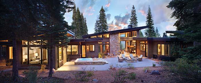 We hit the jackpot, they say about their 2-acre lot in Martis Camp, a private Lake Tahoe community with private ski access to Northstar California Resort and an acclaimed Tom Fazio golf course.