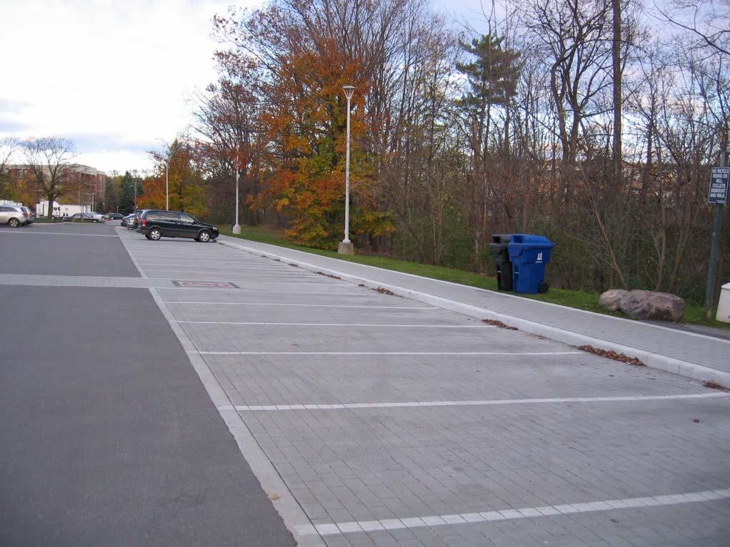 Design Example Post-Reconstruction Conditions All runoff drains toward permeable pavers