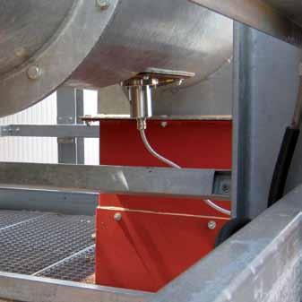 Moisture measurement of wood flour Wooden pellet manufacturer (Germany) Wood flour Installation location: Screw conveyor Material humidity: 8-12 %