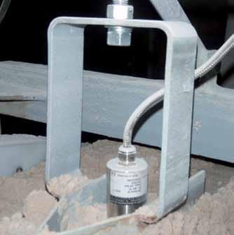 Moisture measurement of sand Asphalt manufacturer (Germany) Sand Installation location: With a slide