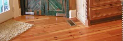 heart pine flooring, and a