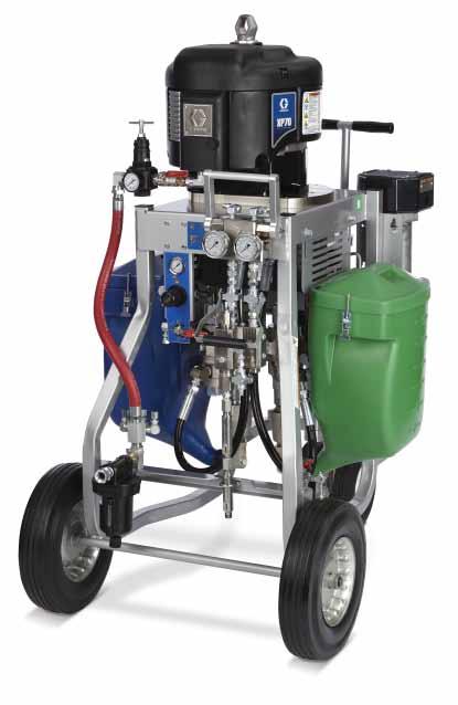Features and Benefits of Graco XP Proportioning Technology Engineered Specifically for Two-component Coatings NXT Air Motor High-pressure to handle highviscosity coatings Rated up to 7250 psi (500