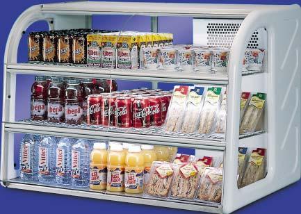 A stylish, unobtrusive cabinet which displays your products with maximum impact, whist keeping them in perfect condition.