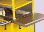 Junior Height Snack Carts Ideal for use in primary schools, Junior height units are available with a counter height between 750 and 850mm high in both