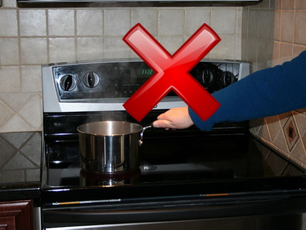 Q: What are some ways you can scald yourself when cooking? A: Steam from boiling water, microwave food.