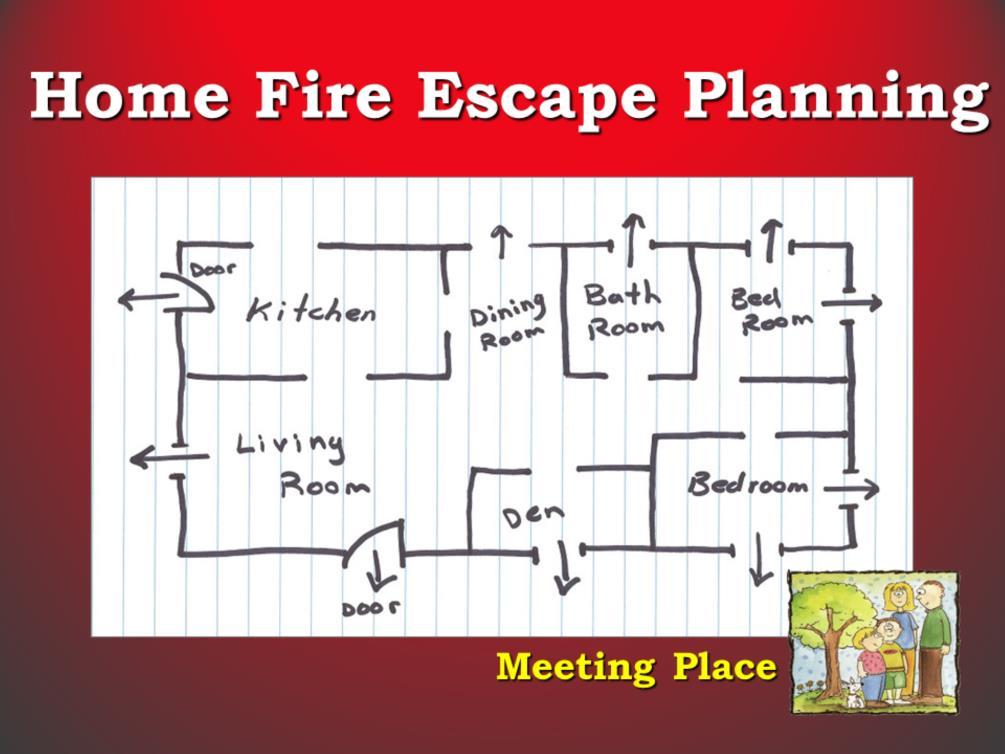 People have to remember that working smoke alarms are not enough to ensure they safely escape a fire in their home.