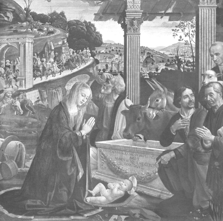Alegorija kaip kalbėjimas apie Kit y b ę Religija ir kultūra 129 dei pastori (1485).