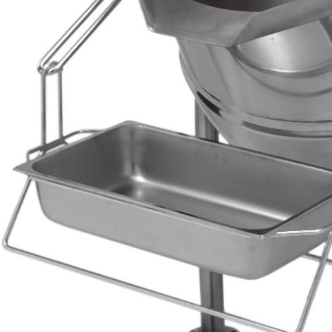 STEAM JACKETED KETTLES 316 Stainless Liners Kettle Tangent Strainers For continuous batches of high acid product such as barbecue sauce to be produced each day, a more resistant type 316 stainless