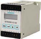 and high sensitivity ranges SITRANS CU02 Two programmable relays and isolated 4 to 20 ma analog output Ability to mount the control unit up to 500 m (1500 ft) from the sensor DIN rail mounting