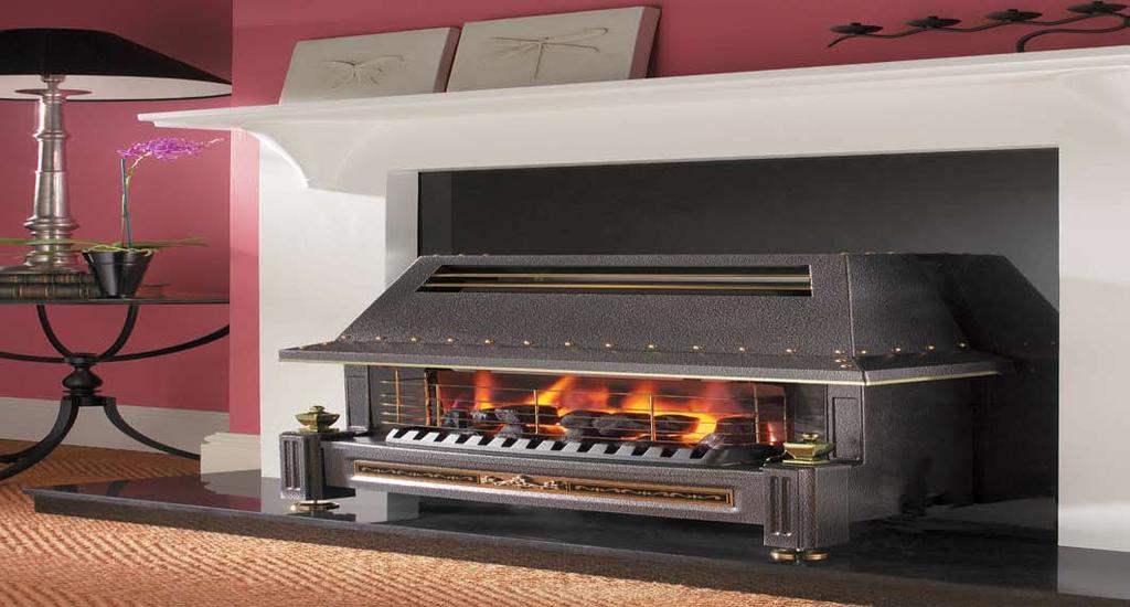 One of the most popular radiant fires in the UK, The Regent LFE is slim for a neat fit and is highly