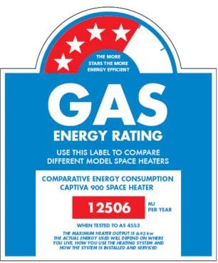 Star ratings Space heaters Understanding a STAR LABEL.
