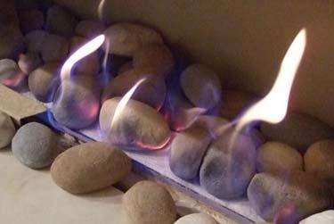 Fundamentals Flame types. Decorative fires rely on a flame being slightly rich to create the yellow tall flame.