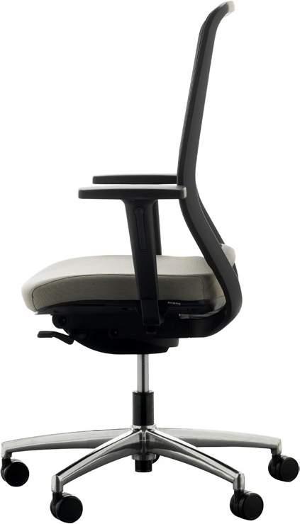 Seat depth adjustment is standard on all chairs, as is a positive forward tilting seat providing superior