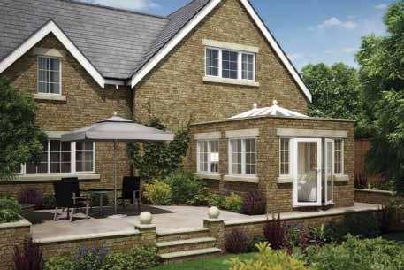 Boasting fully framed picture windows with deep recesses, Integra conveys a substantial and well-built internal appearance which is quite unlike a conventional conservatory style extension.