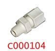 3.0 COMPONENTS & CONTROLS 3.3.1 Humidifying Tower Assembly (cont.) C000104 Poly comp. ftg.