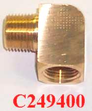 This is a brass fitting that is usually painted to match the chamber color.