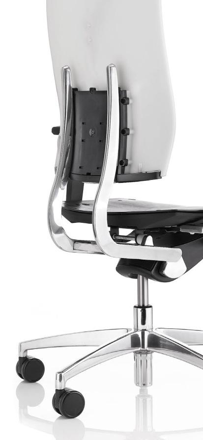 EXECUTIVE SEATING Sona'sunique J-bar works in conjunction with the back to