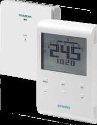 RDE100.1RFS UNIVERSAL ROOM THERMOSTATS RDG100 / RDG100T / RDG100KN RDE100.1RFS Wireless room thermostat for seven days program.
