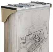 Designed to be interchangeable with systems from other manufacturers. Holds 12 large document binders (sold separately). Weight 53 lbs.