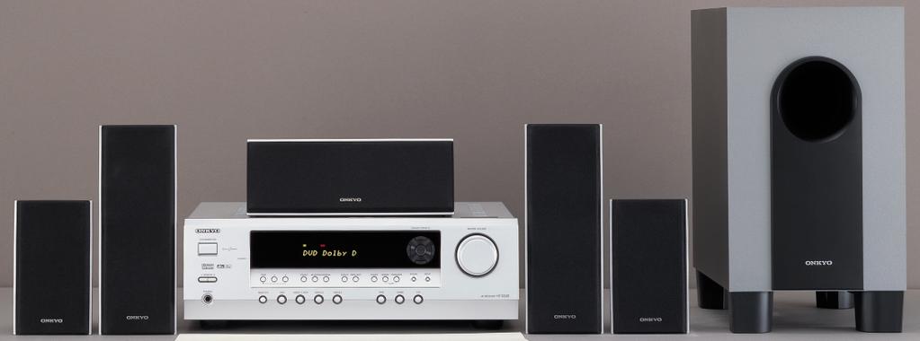 SILVER HT-SR600 5.1-Channel A/V Surround Home Theatre Receiver/Speaker Package HT-R340 5.1-Channel A/V Surround Home Theatre Receiver 120 W/Ch, 8 Ω, 1 khz, 1 channel driven, JEITA 650 W into 5.