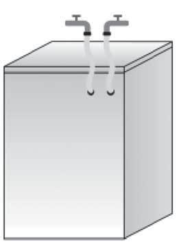 Hot / Cold fill fault - For Models with Dual Inlets If you wish to connect hot and cold water supply (Fig.1): 1.