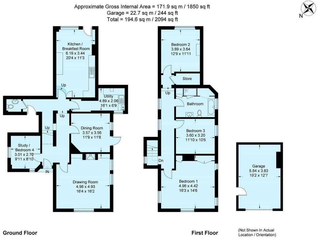 Accommodation Entrance Hall Drawing Room Dining Room Study/Bedroom 4 Kitchen/Breakfast Room Utility Room