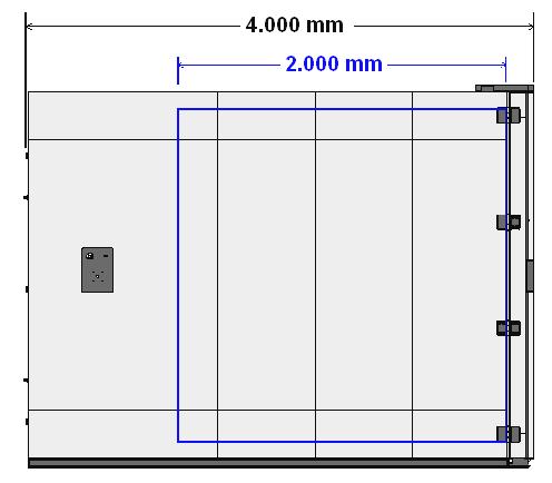 FitoTerm / FitoClima walk-in chambers dimensions Internal volume Dimensions Height Width Depth 8.
