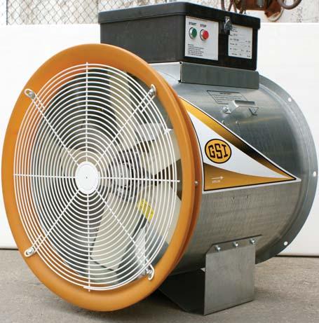 These fans are used primarily with tall tanks or small grains tanks with high resistance to airflow.