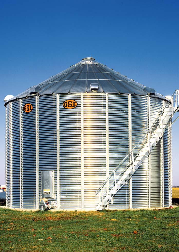 FOUR DISTINCT BIN TYPES FOR YOUR FARM NSL Narrow 2.66" corrugation, unstiffened bins, are available in diameters ranging from 15 to 48 and 4 to 15 rings tall.