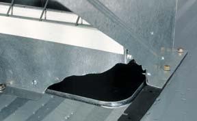 rigidity. On-Farm storage bin roofs all feature roof support rings for solid roof support.