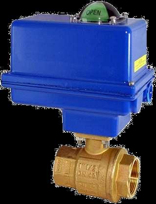 115 VAC Actuator & Ball Valve Specification Sheet PRODUCT NUMBER: 1001 PRODUCT DESCRIPTION: The 115V Actuator is used on brass motorized ball valves rated at 600 WOG (1/2 for the 5GPM and 11GPM