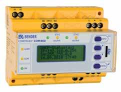 A complete ground fault location system TCP/IP Modbus/TCP OPC Server Router WiFi Modbus/TCP OPC Modbus/TCP SCADA / BMS Modbus/TCP TCP/IP/Ethernet Ethernet Modbus/TCP COM460IP Line Isolation Monitor
