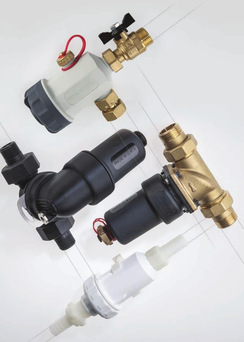FULL RANGE of products for the protection of boilers and water heating loops SLUDGE