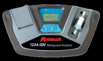 Refrigerant identifyer Refrigerant analyser 1234-IDV The mobile air conditioning industry is in transition. New A/C systems containing R-1234yf are already on the road.