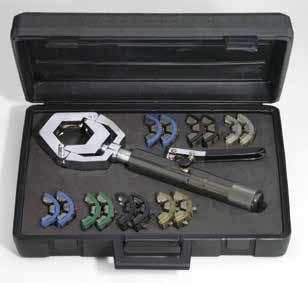 heavy-duty tool kit for fast and reliable connection of hoses and fittings