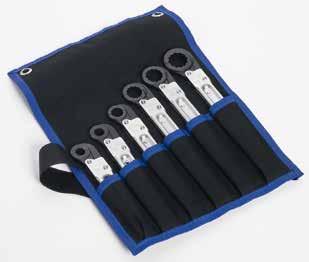 Tools 65 Set of special ring spanners Set of ring spanners for the