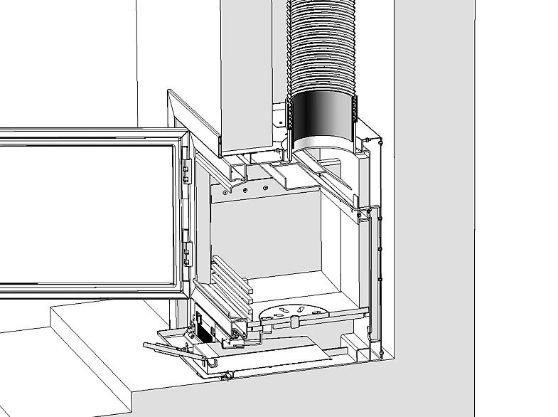 INSTALLATION INSTRUCTIONS 2 2. REMOVAL OF THE LOG GUARD 2.1 To remove the Log guard: Lift Log Guard clear of the supporting brackets Rotate to clear the sides of the door opening.