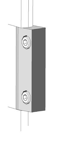 1 Correct the fit of the ashpit door by loosening the hinge fixing screws and repositioning