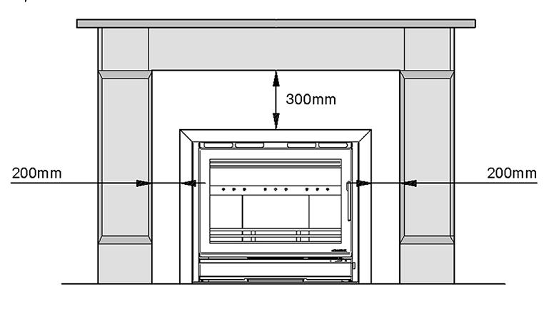 Technical Appendix - Ventilation 5.3 Take care when finishing the chimney breast and surrounding area.