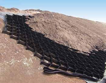 When used over a geomembrane the Erosaweb is often laid over and tied to a Trigrid geogrid About ABG ABG is a market leader in the design, development, manufacture and technical support of high