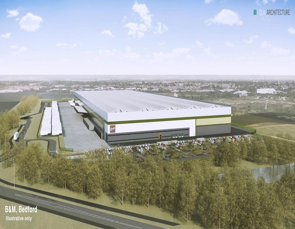 New Warehouse Investment in the UK IMPRESSION OF PROPOSED NEW DC FOR THE SOUTH KEY HIGHLIGHTS Acquired land for 1,000,000