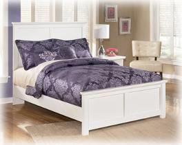 Twin Panel HB (53/B100-21) Full Panel Bed (84/86/87) Full Panel HB (87/B100-21) B139 Bostwick Shoals Casual cottage design in a solid white finish