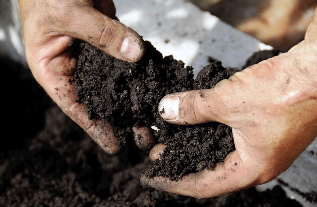 Because soil is a mix of different things, it has different-size