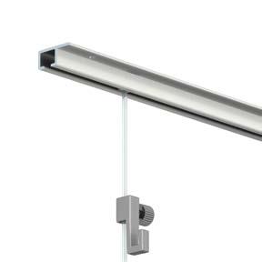 RAILS & SPECS enjoy life, love living When a wall hanging system is not possible, the Top Rail is an ideal alternative.