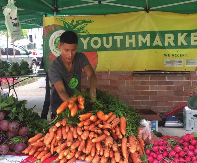 FUNDING CHLDC YOUTH MARKET: JHON ZHIMNAY Jhon Zhimnay has been a part of the Cypress Hills Youthmarket in partnership with GrowNYC for seven years.