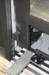 5) Hang the top and bottom louver or grill onto the screws in