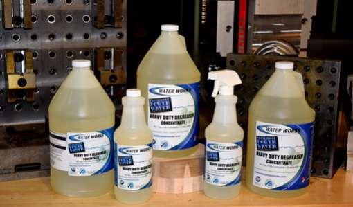 High Performance Heavy Duty Degreaser Recommended for use in MiJET Wash Stations Has a built-in rust inhibitor, for ferrous metals Replaces hazardous chemicals Will not cause coolant fouling Safe to