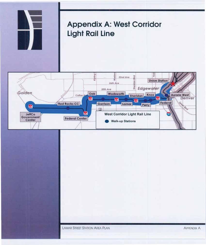 Appendix A: West Corridor Light Rail