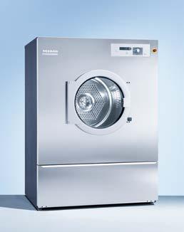 Drum with moisture sensing Tumble dryer with basic Profitronic B Plus controls Programme selection via rotary selector Selection of residual moisture level and type of textiles Modifiable programme