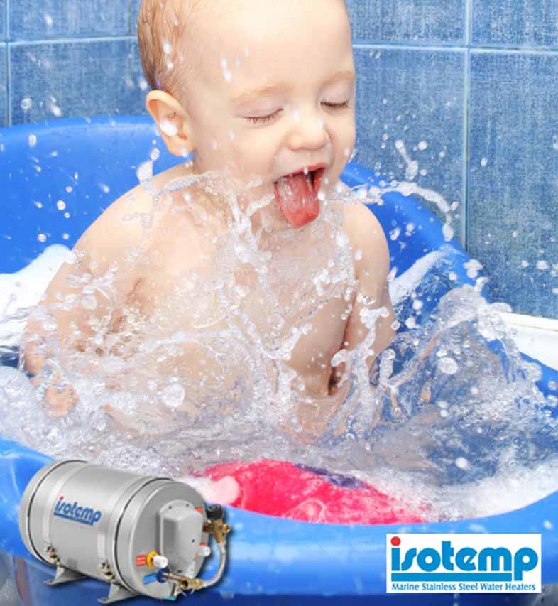 Safe, abundant supply of hot water on board! Isotemp water heaters are specifically designed for long life and high performance in the marine environment.